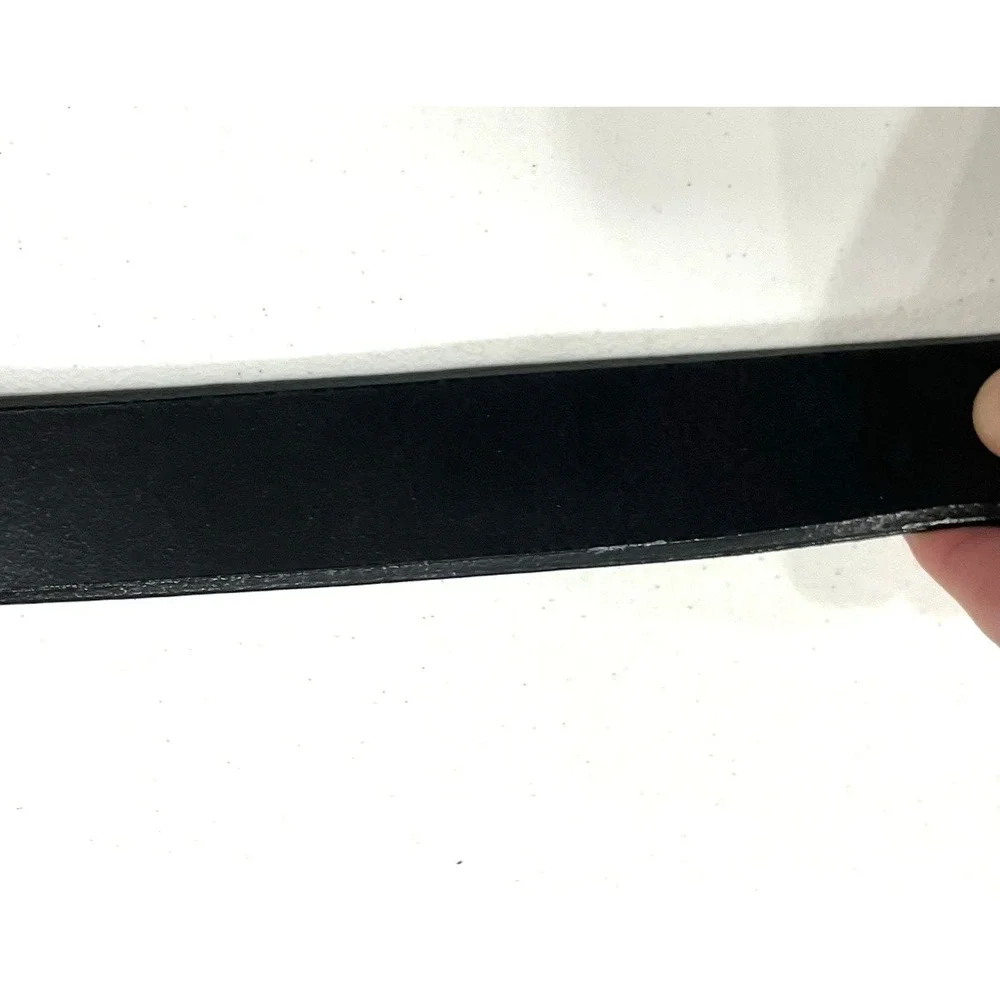 Men's Belt Genuine Leather Black Size 38 Business Casual Work Career Formal‎
